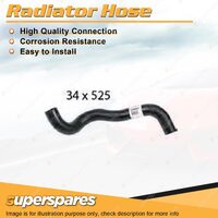 Lower Radiator Hose 34 x 525mm for Toyota Kluger GSU40R GSU45R 3.5L 08/07-02/14