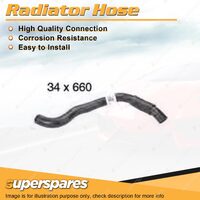 Lower Radiator Hose 34mm x 660mm for Mitsubishi Lancer CH 2.4L SOHC 16V Auto