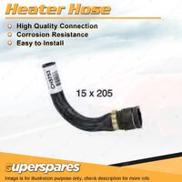 Heater Hose 15 x 205mm for Holden Rodeo RA Colorado RC 3.6L No.2 Outlet 05-12