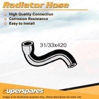 Lower Radiator Hose 31/33 x 420mm for Ford Cortina MK2 1.2L SOHC 8V 1966-1970