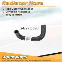 Lower Radiator Hose 24/27 x 390mm for Leyland Moke Mini 1.0L 1.1L 1.3L 4 cyl