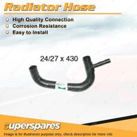 Superspares Lower Radiator Hose 24/27 x 430mm for Morris 1100 MK1 2 3 1.1L OHV