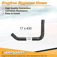 Engine Bypass Hose 17 x 430mm for Holden HG HT 5.0L 308ci V8 1969-1971 Outlet