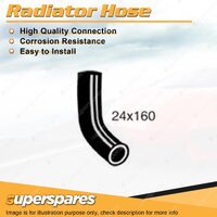 Superspares Radiator Hose 24 x 160mm for Austin BMC Mini 1.0L 1.1L 03/73-04/78
