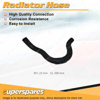 Superspares Lower Radiator Hose for Daihatsu Charade G10 1.0L 3 cyl Carb Auto