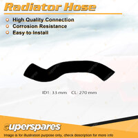 Superspares Upper Radiator Hose for Holden Vectra JR 2.0L 4 cyl DOHC 16V MPFI