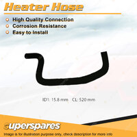 Heater Hose for Toyota Camry VZV21R 2.5L V6 DOHC 24V EFI 1988-1993 520mm