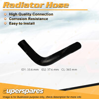 Superspares Upper Radiator Hose for Nissan Navara D21 2.7L 4 cyl OHV 8V Diesel