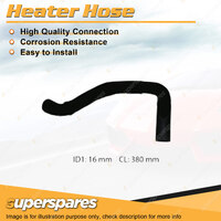 Superspares Heater Hose for Toyota Cressida MX83R 3.0L 6 cyl DOHC 24V MPFI 380mm