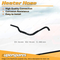 Heater Hose for Mazda 6 GG 2.3L 4 cyl DOHC 16V MPFI 08/2002-01/2008 840mm