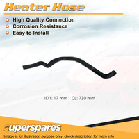 Superspares Heater Hose for Ford Fiesta WP WQ 1.4L 1.6L 4 cyl 2001-2009