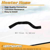 Superspares Upper Heater Hose for Holden Rodeo RA Colorado RC 2.4L 4 cyl