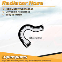 Superspares Upper Radiator Hose for Ford Escort Capri 1.3L 1.6L 1969-1970