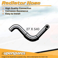 Superspares Lower Side Radiator Hose Length 540mm Inside Diameter 27mm