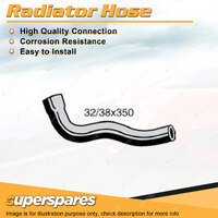 Superspares Lower Radiator Hose Length 350mm Inside Diameter 32mm Bell ID 38mm