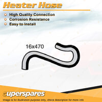 Superspares Heater Hose Rubber Hose Length 470mm Inside Diameter 16mm