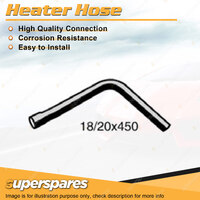 Superspares Heater Hose Length 450mm Inside Diameter 18mm Bell ID 20mm