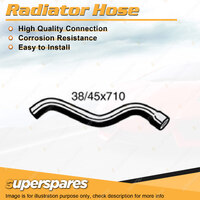 Superspares Lower Radiator Hose Length 710mm Inside Diameter 38mm Bell ID 45mm