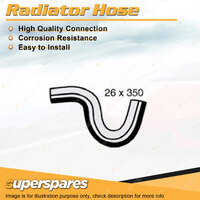 Superspares Upper Side Radiator Hose Length 350mm Inside Diameter 26mm