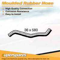 Superspares Top Hose Rubber Hose Length 580mm x Inside Diameter 36mm