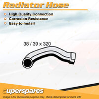 Superspares Upper Radiator Hose Length 320mm Inside Diameter 39mm Bell ID 41mm