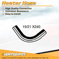 Superspares Heater Hose Length 240mm Inside Diameter 19mm Bell ID 21mm