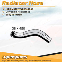 Superspares Lower Side Radiator Hose Length 450mm Inside Diameter 38mm