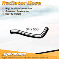 Superspares Lower Side Radiator Hose Length 550mm Inside Diameter 34mm