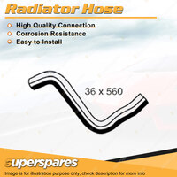 Superspares Upper Side Radiator Hose Length 560mm Inside Diameter 36mm