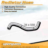 Superspares Lower Side Radiator Hose Length 550mm Inside Diameter 34mm