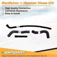 Radiator + Heater Hose Kit for Ford Falcon XF 4.1L 250ci 6 cyl 01/1985-12/1990