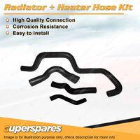 Superspares Radiator + Heater Hose Kit for Holden Gemini TC TX 1.6L 1975-1982