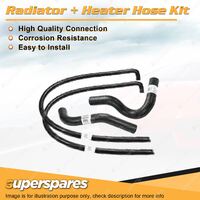 Superspares Radiator + Heater Hose Kit for Holden Commodore VH 5.0L 16V 308 L31