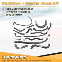 Superspares Radiator + Heater Hose Kit for Holden Commodore VU 5.7L LS1 00-02