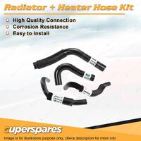 Radiator + Heater Hose Kit for Mitsubishi Triton MK 3.0L V6 24V 6G72 1996-2006