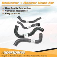 Superspares Radiator + Heater Hose Kit for Holden Commodore VE II 3.6L V6