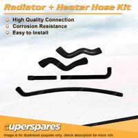 Radiator & Heater Hose Kit for Ford Falcon XF 4.1L Carb 250ci without A/C