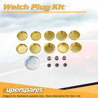 Superspares Welch Welsh Plug Kit for Chevrolet 400 6.5L V8 OHV 16V Carb Lead