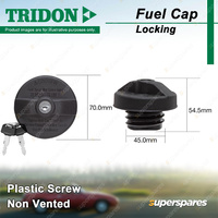 Tridon Locking Fuel Cap for Audi A3 A4 A6 A8 Allroad Quattro RS6 S3 S4 S6 S8 TT