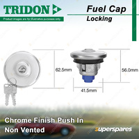 Tridon Non Vented Locking Fuel Cap 41.5mm for Chrysler Valiant VK CL CM