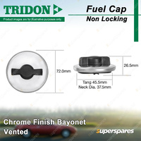 Tridon Vented Non Locking Fuel Cap Chrome Finish Bayonet for Mazda E2000 2.0L