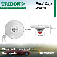 Tridon Non Vented Locking Fuel Cap for Nissan ST XFN Utility 4.1L