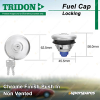 Tridon Locking Fuel Cap for Range Rover 2.4L 3.5L 3.9L Turbo Diesel