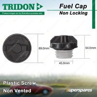 Tridon Non Locking Fuel Cap for Toyota Avensis Landcruiser HZJ105 Hiace KDH201