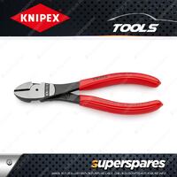 Knipex High Leverage Diagonal Cutter - Length 160mm with Plastic Coated Handles