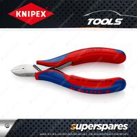 Knipex Electronics Diagonal Cutter - Length 115mm Round Head with Small Bevel