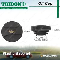 Tridon Oil Cap Plastic Bayonet 38.5mm for Volkswagen Passat 2.8L V6 VR6