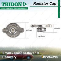 Tridon Recovery Radiator Cap Small Japanese Bayonet 28.0mm for Daihatsu Terios