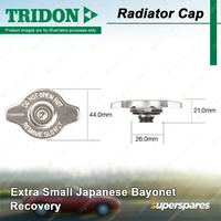 Tridon Radiator Cap for Daihatsu Applause Charade HandiVan Mira Pyzar Sirion