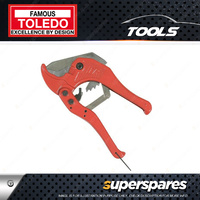 Toledo Heavy Duty Plastic Rubber PVC Pipe & Hose Cutter - Steel Body